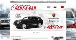 Desktop Screenshot of platinum-rentacar.com